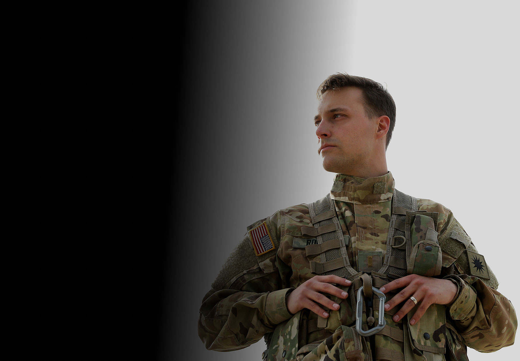 2LT Rompel standing in flight suit