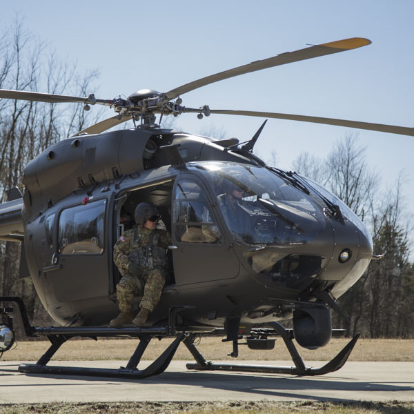 An Army helicopter