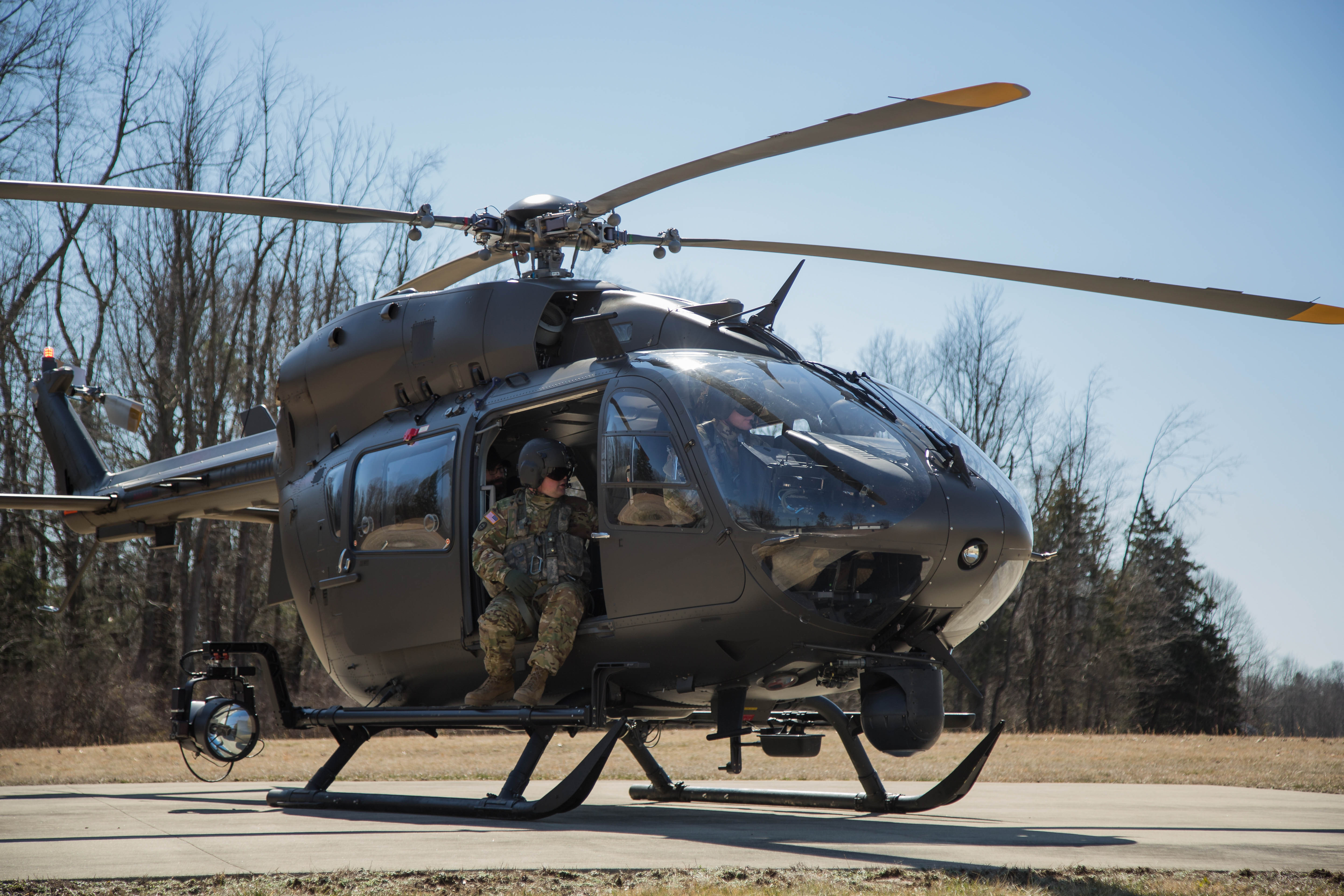 An Army helicopter