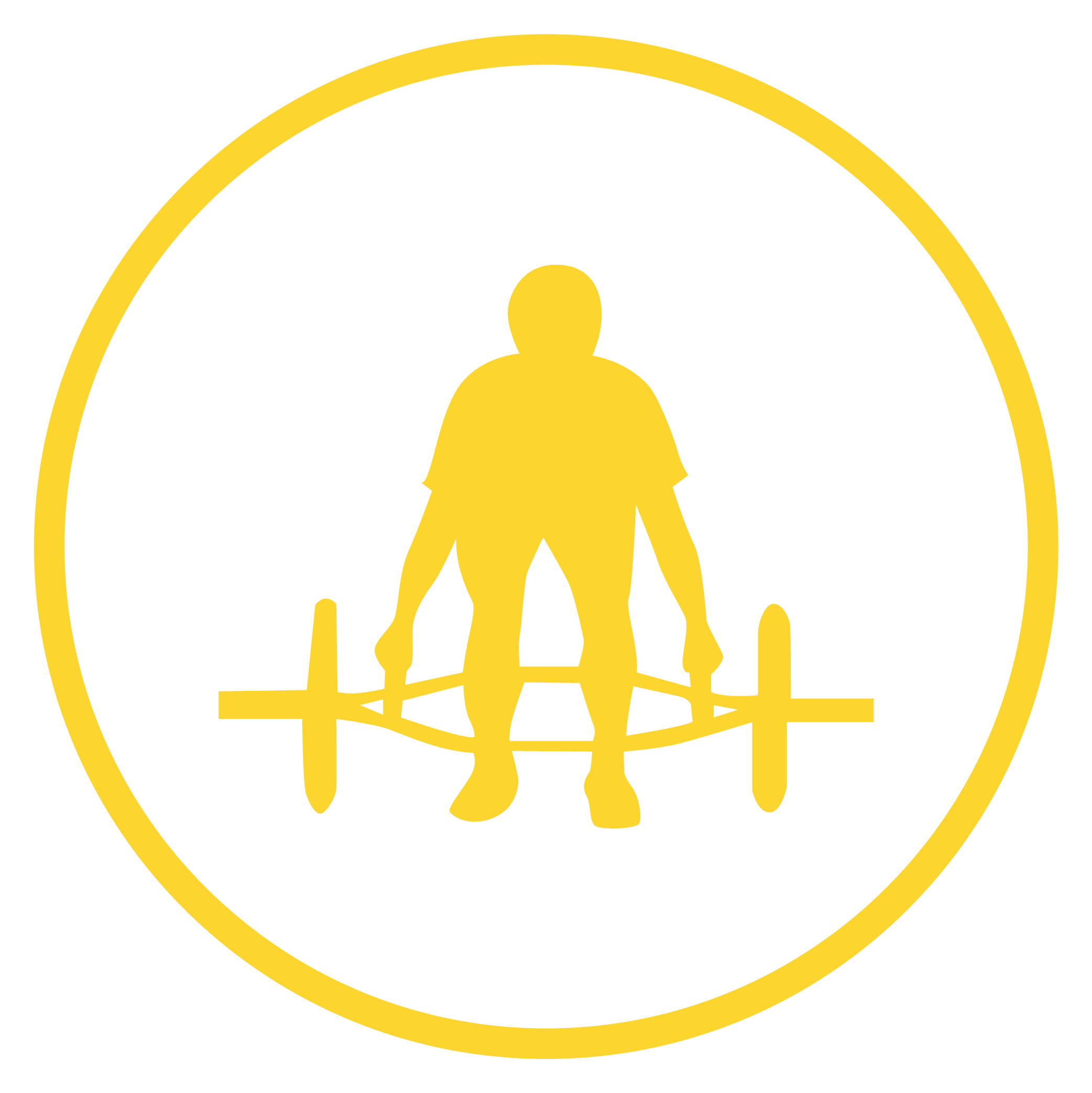 A person deadlifting a hex bar with weights on it